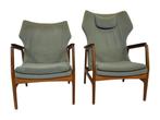 Vintage Set van twee Bovenkamp Fauteuils Aksel Bender Madsen, Hout, Minder dan 50 cm, Gebruikt, Vintage