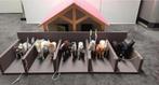 Schleich paarden set + stal, Dieren en Toebehoren, Ophalen, Zo goed als nieuw