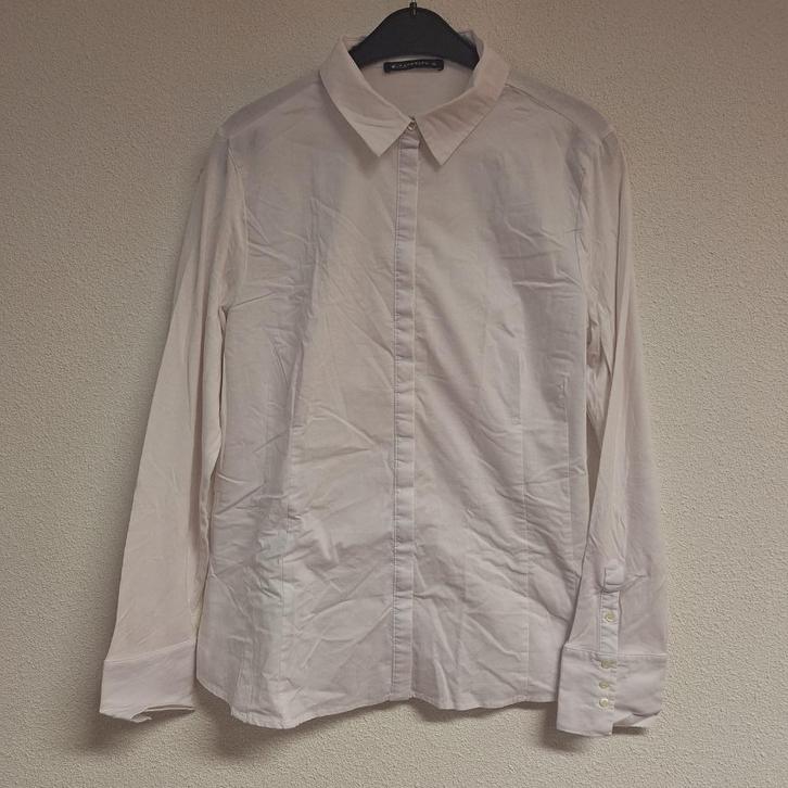 Expresso dames blouse Xani, wit, mt 46, Kleding | Dames, Blouses en Tunieken, Zo goed als nieuw, Maat 46/48 (XL) of groter, Wit