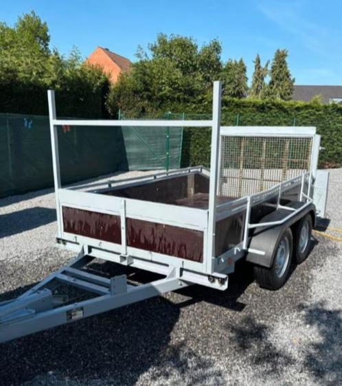 aanhanger met oprij rek--Breed 153 X lang 3 mtr--2500 KG, Auto diversen, Aanhangers en Bagagewagens, Zo goed als nieuw, Verzenden