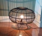 Boreas lampekap met fitting bamboelamp, Huis en Inrichting, Gebruikt, Zwart, Hout, Ophalen of Verzenden