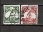Reich 586-587, Ophalen of Verzenden, Duitse Keizerrijk, Gestempeld