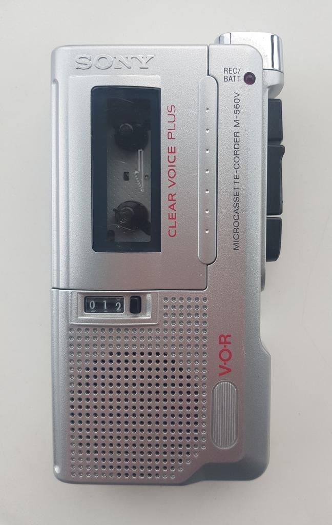 Sony Voice Memo Recorder M-560V Micro Cassette Recorder, Audio, Tv en Foto, Professionele Audio-, Tv- en Video-apparatuur, Audio