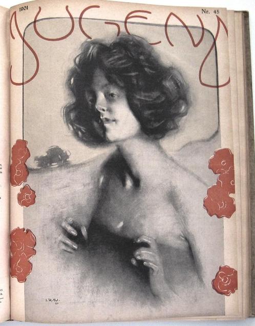 Jugend 1901 Band 2 (nr 27 t/m 53 Jugendstil Art Nouveau, Antiek en Kunst, Antiek | Boeken en Bijbels, Ophalen of Verzenden