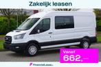 Ford Transit 350L 130PK L3H2 LDT Dubbel Cabine BPM VRIJ! Cli, Voorwielaandrijving, Gebruikt, 4 cilinders, Parkeersensor