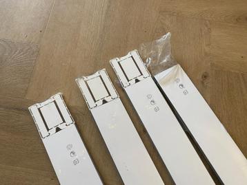 4 stuks IKEA Förbättra 220 x 8 cm mat wit - afbeelding 5