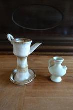 2 zandkleurige kannetjes - keramiek en terra - v.a. 0,50, Huis en Inrichting, Woonaccessoires | Overige, Ophalen of Verzenden