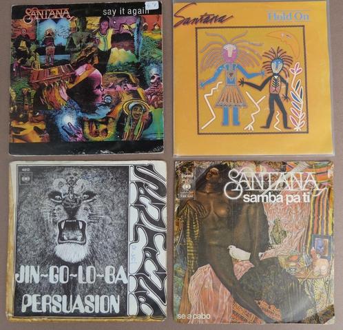 3x Singletjes , 1x hoesje 45 toeren van SANTANA, Cd's en Dvd's, Vinyl Singles, Single, Pop, 7 inch, Ophalen of Verzenden