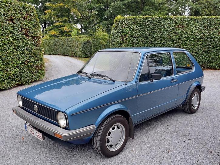 VW Golf LS 1981 eerste eigenaar, Auto's, Volkswagen, Particulier, Golf, Radio, Benzine, Coupé, Handgeschakeld, Blauw, Blauw, Stof
