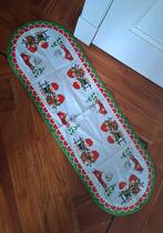 Vintage Kerst loper, tafelkleed Deens, Scandinavisch 70's, Diversen, Kerst, Ophalen of Verzenden, Zo goed als nieuw