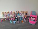Barbie collectie - Droomcamper, 11x barbie & accessoires, Ophalen of Verzenden, Zo goed als nieuw, Pop