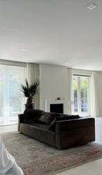 Zanotta bruine design bank echt leder 250x 110, Ophalen, Gebruikt