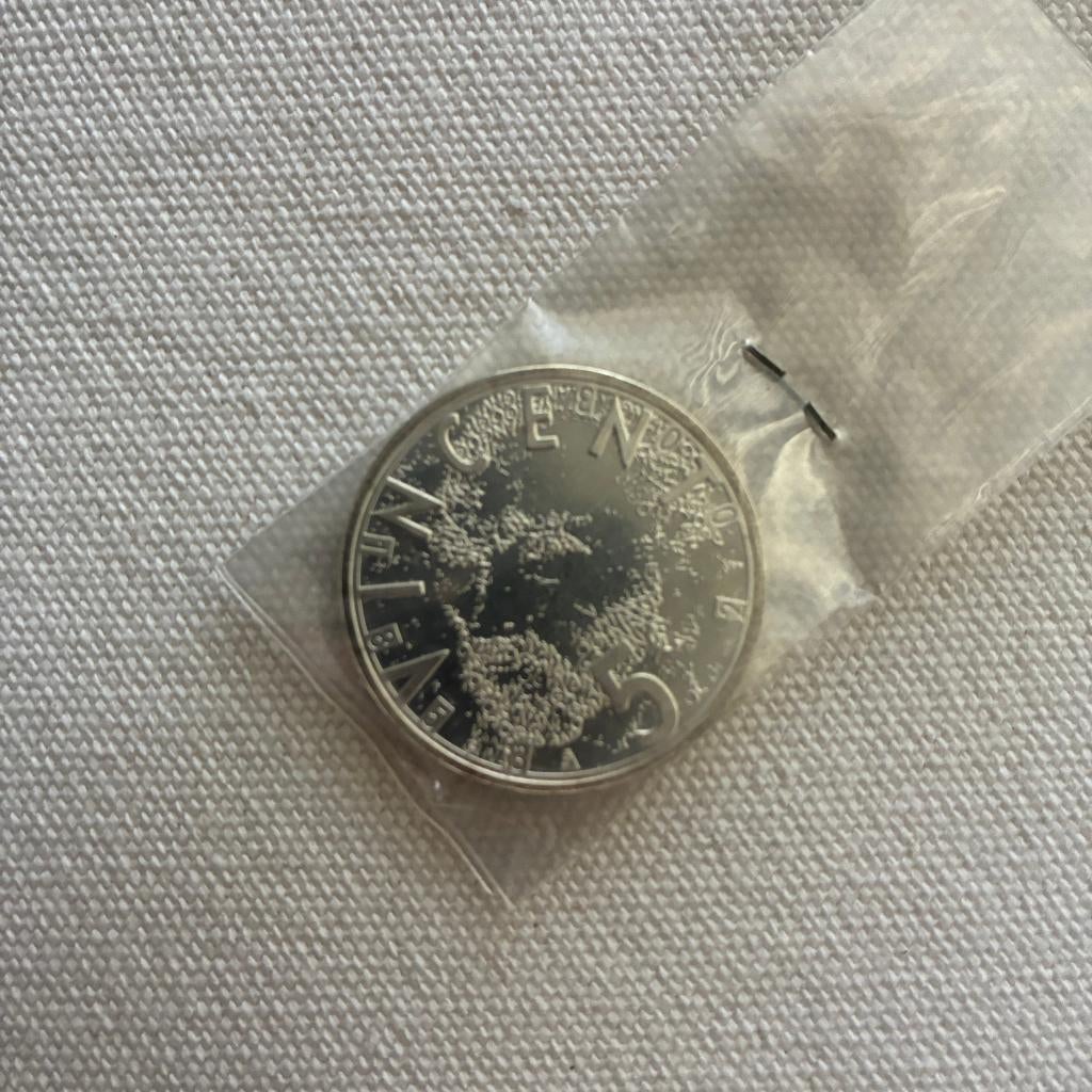 Het Van Gogh Vijfje 2003 | Nederland | Zilveren Munt | UNC, Postzegels en Munten, Koningin Beatrix, Zilver, Euro's, Ophalen of Verzenden