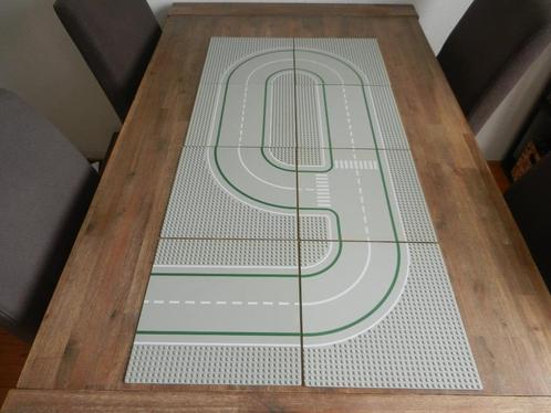Lego grondplaten met straat en fietspad (8 stuks), Kinderen en Baby's, Speelgoed | Duplo en Lego, Gebruikt, Ophalen of Verzenden