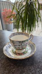 Royal Albert heren kop en schotel Silver Birch, Huis en Inrichting, Keuken | Servies, Ophalen of Verzenden, Zo goed als nieuw