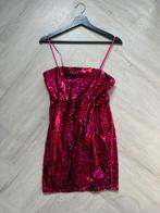 Zara jurk roze rood glitter strass pailetten maat m, Maat 38/40 (M), Zara, Ophalen of Verzenden, Roze
