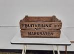 Houten Veilingkist | Fruitveiling | 1979, Minder dan 50 cm, 50 tot 100 cm, Eikenhout, Ophalen of Verzenden