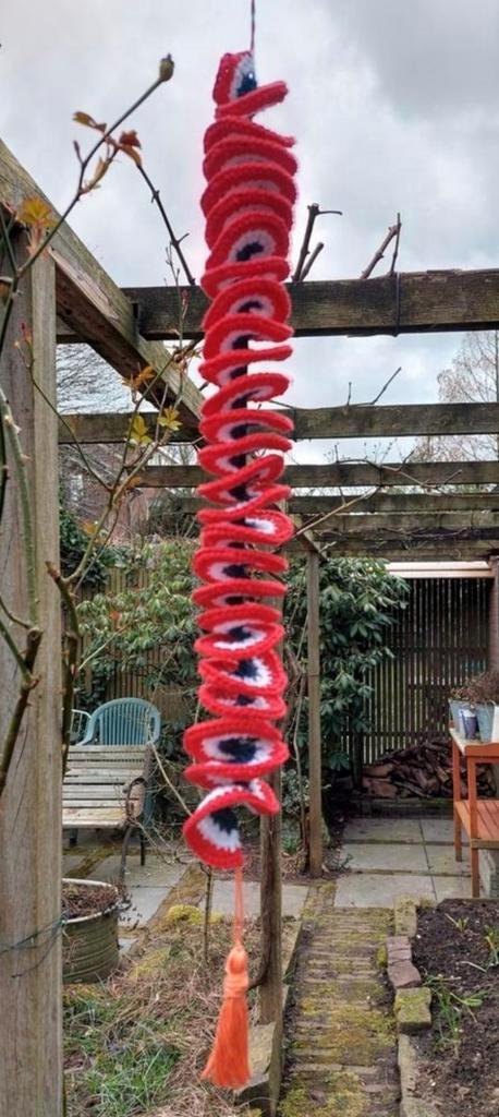Windspinner rood wit blauw Nederlandse vlag  Bevrijdingsdag, Tuin en Terras, Windwijzers en Windmolens, Nieuw, Ophalen of Verzenden