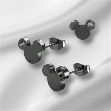 Mickey Mouse Disney design roestvrij stalen oorbellen beschikbaar voor biedingen