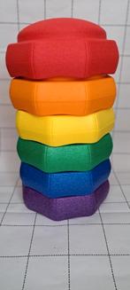 Stepping Stones 6 stuks regenboog, Ophalen of Verzenden, Nieuw, Overige typen
