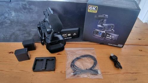 6K UltraHD videocamera, Audio, Tv en Foto, Videocamera's Digitaal, Nieuw, Camera, Geheugenkaart, Overige merken, Externe microfoon