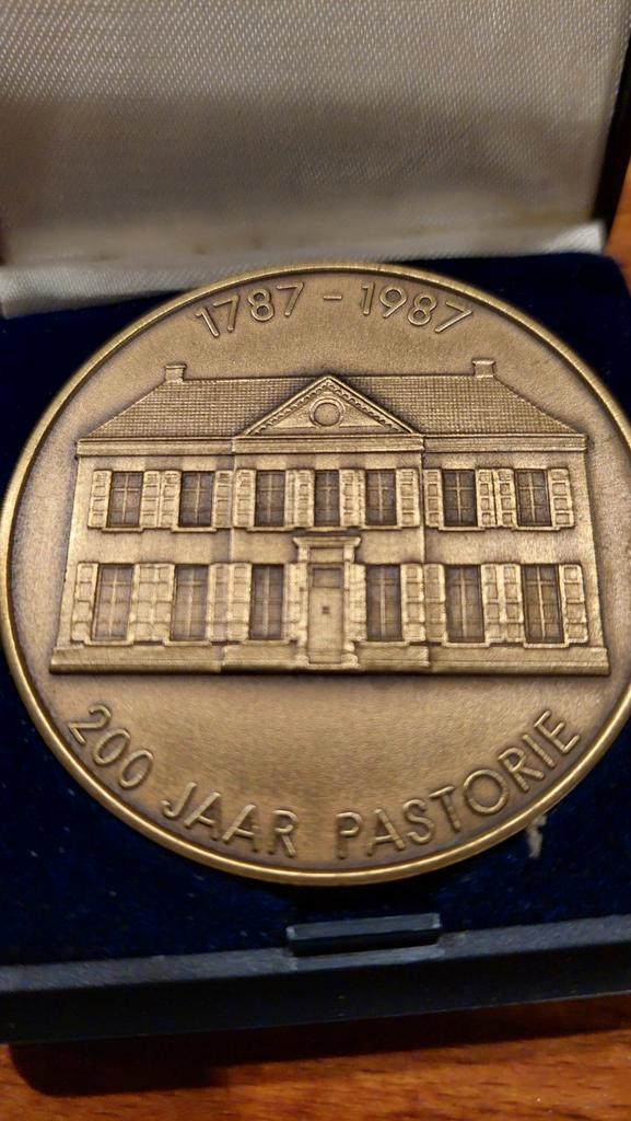 Herdenkingspenning 200 jaar Pastorie Merxem, Postzegels en Munten, Munten | Europa | Niet-Euromunten, Ophalen of Verzenden