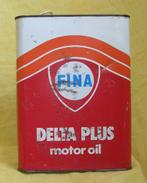 FINA DELTA PLUS MOTOR OLIE BLIK DOE EEN BOD, Verzamelen, Ophalen of Verzenden