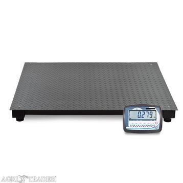 Geijkte vloerweegschaal 120 x 120 cm 3000 kg 1 kg lcd beschikbaar voor biedingen