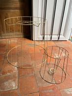 FRAMES DRAAD LAMPENKAPPEN HANGLAMP LAMPENVOET, Ophalen of Verzenden, Gebruikt, Rond