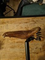 Brooks leren zadel met vering vintage, Gebruikt, Algemeen, Ophalen of Verzenden, Brooks