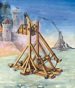 MEDIEVAL TREBUCHET, Ophalen of Verzenden, Nieuw, 1:50 of kleiner, Diorama