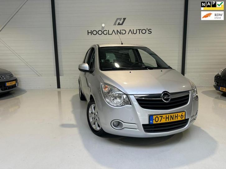 Opel Agila 1.2 Enjoy TOPSTAAT NIEUWE KOPPELING!, Auto's, Opel, Bedrijf, Te koop, Agila, ABS, Airbags, Airconditioning, Boordcomputer