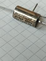 Multicomp 0,019uf 600V timing condensator, Hobby en Vrije tijd, Elektronica-componenten, Ophalen of Verzenden, Zo goed als nieuw