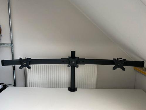 Triple Monitor arm / steun voor 3 beeldschermen / monitoren, Computers en Software, Monitoren, Gebruikt, In hoogte verstelbaar