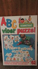 Sesamstraat abc vloerpuzzel puzzel JUMBO, Ophalen of Verzenden, 10 tot 50 stukjes, Zo goed als nieuw