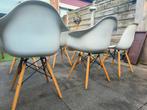 6x eetkamerstoelen, hard kunstof, kwaliteit! ) €120,-, Ophalen of Verzenden, Gebruikt, Kunststof
