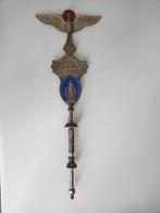 Legion of Mary religieus devoti verzilverd emaille ornament, Antiek en Kunst, Ophalen of Verzenden