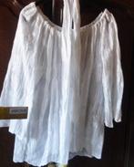 PRACHTIGE WITTE BLOES * Met Ceintuur of Sjaal *, Verzenden, Nieuw, M&G Italie, Blouse of Tuniek