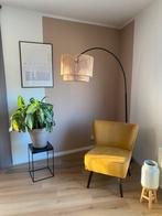 Fauteuil stoel velvet oker geel, VT wonen. Niet gebruikt., Huis en Inrichting, Ophalen, Zo goed als nieuw, Minder dan 75 cm, 50 tot 75 cm