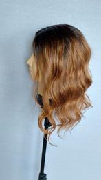 13x5x1 18 inch haar werk echt haar caramel kleur, Nieuw, Ophalen of Verzenden, Pruik of Haarverlenging