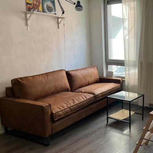 Pancho 3-Zits Cognac, Huis en Inrichting, Banken | Complete zithoeken, Nieuw, Ophalen