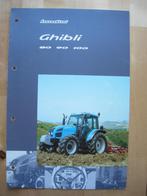 Landini Ghibli Tractor Trekker Brochure 2001 – 80 90 100, Boeken, Catalogussen en Folders, Folder, Landini, Zo goed als nieuw