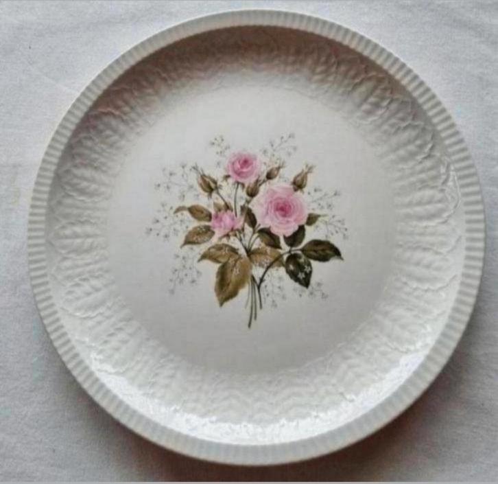 schaal Pontesa Seltmann Weiden Annabelle gipskruid roze roos, Antiek en Kunst, Antiek | Servies los, Ophalen of Verzenden