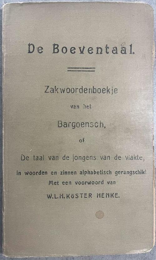 zeldzaam zakwoordenboekje Bargoensch 1906 Dockum sleutels, Boeken, Woordenboeken, Ophalen of Verzenden