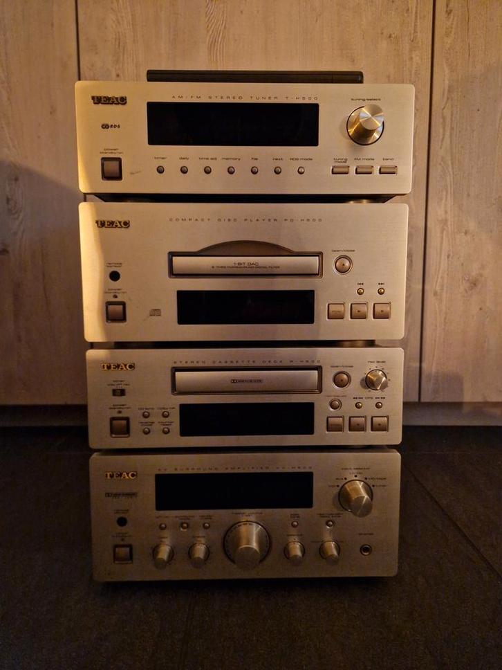 Teac Reference 500 hifi-audiosysteem, Audio, Tv en Foto, Stereo-sets, Gebruikt, Cassettedeck, Cd-speler, Overige merken, Ophalen