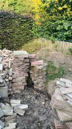 Rode stoep tegels 30 bij 30 cm 69 stuks, Ophalen, Zo goed als nieuw, 10 m² of meer, Beton