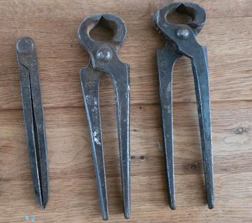 Oude Tangen Set - Vintage Gereedschap beschikbaar voor biedingen
