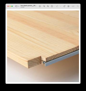 Ikea - IVAR plank voor stellingkast 42x50cm - 4 stuks - afbeelding 2