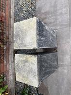 Hardstenen zuilen, Tuin en Terras, Bloembakken en Plantenbakken, Ophalen, Steen, Gebruikt, Minder dan 60 cm