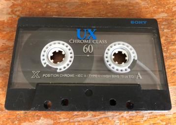 Sony UX 60 1998 - Chrome Class X – UX60 – Cassette Tape Sony beschikbaar voor biedingen